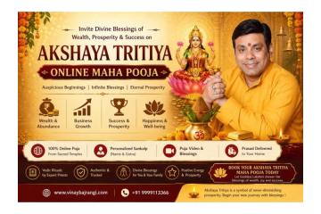 Akshaya Tritiya Online Pooja Booking for Wealth and Success