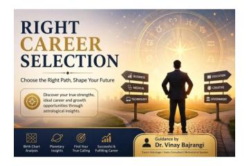 Right Career Selection with Birth Chart Guidance