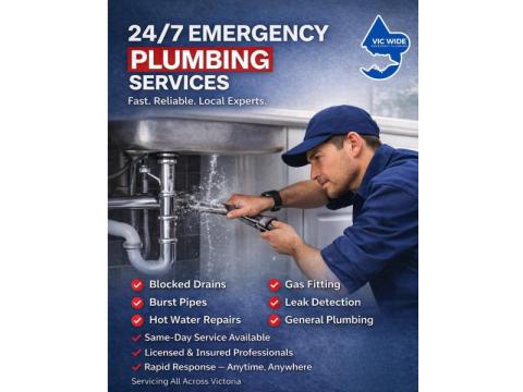 24/7 Emergency Plumbing Services – Fast, Reliable, Local Experts