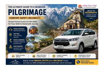 Innova Crysta Car Hire Delhi - Comfortable & Reliable Travel Service