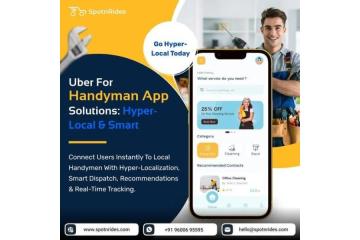 SpotnRides Uber for Handyman App – Complete On-Demand Home Service Solution