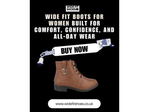Wide Fit Boots for Women Built for Comfort, Confidence, and All-Day Wear - Buy Now Today