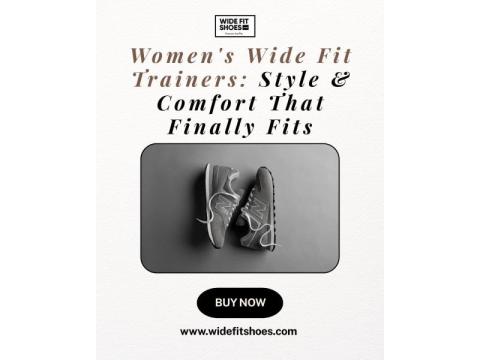 Shop Women's Wide Fit Trainers Online