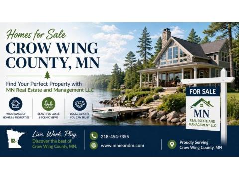 Homes for Sale Crow Wing County MN | Find Your Perfect Property with MN Real Estate and Management