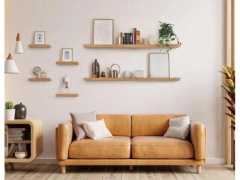 Big Floating Shelves Blitz Oak Empire Elevates - 2/2