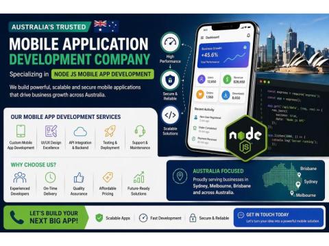 Mobile Application Development Company in Australia Specializing in Node JS Apps - 2/2