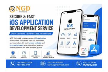 Secure & Fast iOS Application Development Service | NGD Technolab