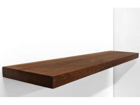 Long Floating Wall Shelf Luminary Mahogany Majesty Soars - 2/2