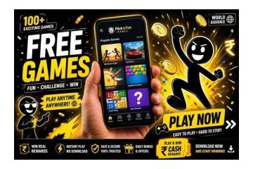 Play Anytime, Anywhere with Flick & Fun Games | Instant Fun Awaits!