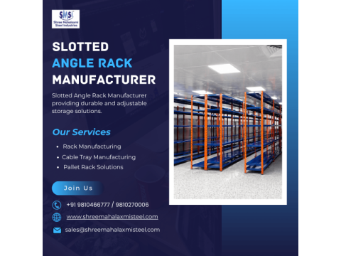 Slotted Angle Rack Manufacturer in India – Durable & Adjustable Storage