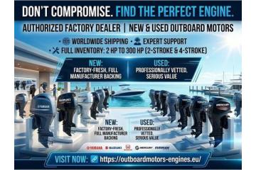 New and Used Outboard Motors from All Top Brands — One Place, Worldwide Delivery
