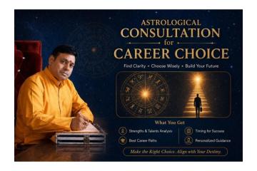 Book Astrology Consultation for Career Choice Today
