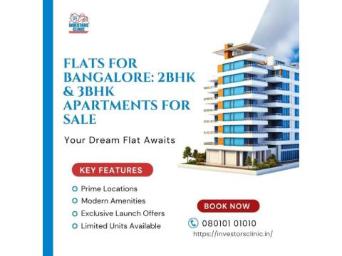 Flats in Bangalore – Modern 2BHK & 3BHK Apartments