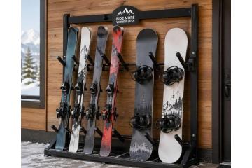 Secure Ski Snowboard Rack with Lock System | Skikey 