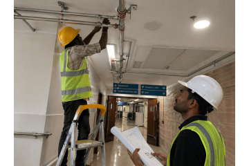 Water mist fire suppression system installation in Chennai - Convergir techno systems 