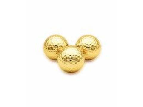 Gold golf balls