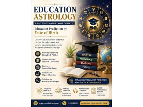 Education Astrology: Right Study Path by Date of Birth