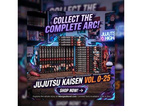 Jujutsu Kaisen Manga Series Vol 0–25 Complete Set