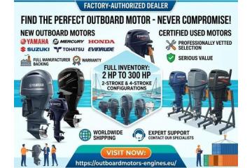 Certified Tohatsu Outboard Motors for Sale — 5-Year Warranty, Worldwide Shipping