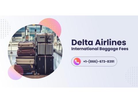 +1-(866)-673-8391 Delta International Baggage Fee Guide