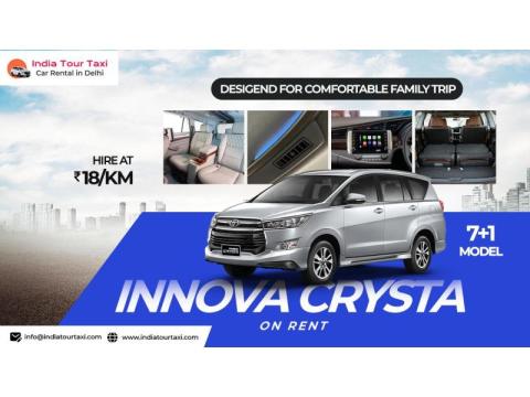 Innova Car Rental Delhi for Comfortable City & Outstation Travel 