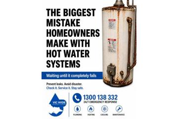 Hot Water System Repair & Replacement – 24/7 Emergency Service