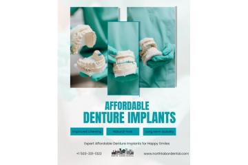 Where to Get Affordable Denture Implants in Portland ?