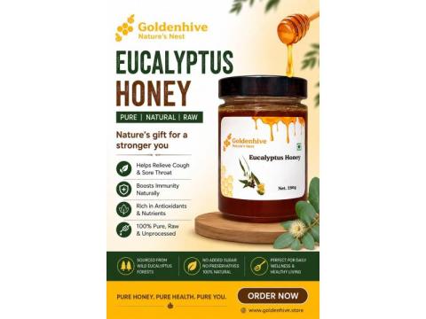 Natural Eucalyptus Honey for Cough & Immunity | Golden Hive