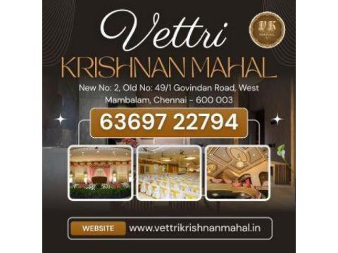 Are You Searching for Wedding Halls near Mambalam Railway Station?
