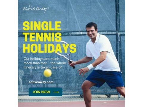 Single Tennis Holidays for Solo Travelers | Join Active Away