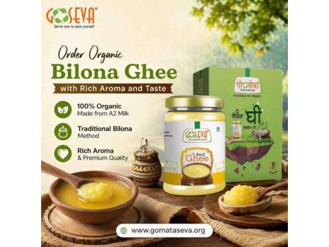 Order Organic Bilona Ghee with Rich Aroma and Taste