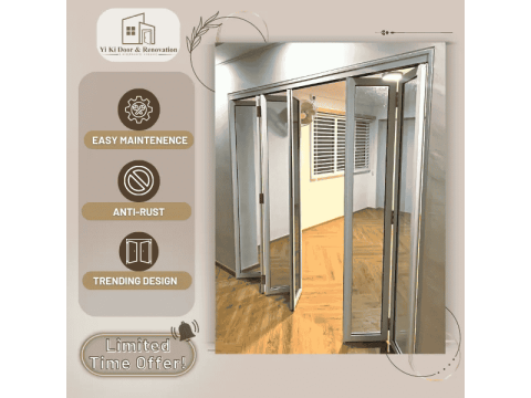 Modern Bifold Door Singapore Solutions for Stylish Homes 