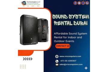 Urgent Sound System Rental Dubai Events?