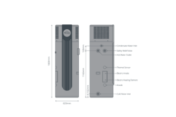 Apricus 260L Heat Pump Hot Water System For Sale