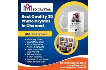 Are You looking for Best Personalized 3D crystal gifts in Chennai?