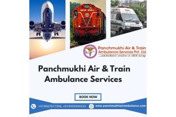 Avail the finest Panchmukhi Air Ambulance Services in Mumbai, featuring medical facilities