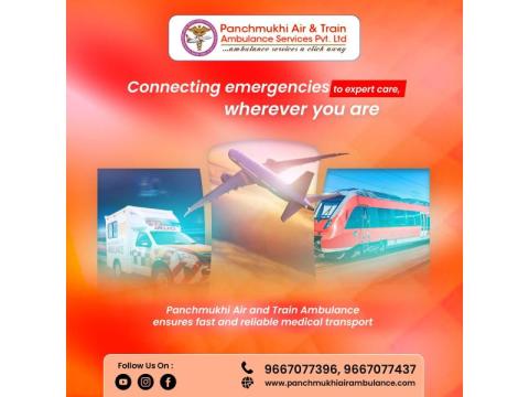 Book High-Tech Panchmukhi Air and Train Ambulance Services with ICU Setup in Patna