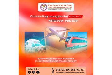 Book High-Tech Panchmukhi Air and Train Ambulance Services with ICU Setup in Patna