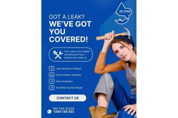 GOT A LEAK? WE’VE GOT YOU COVERED