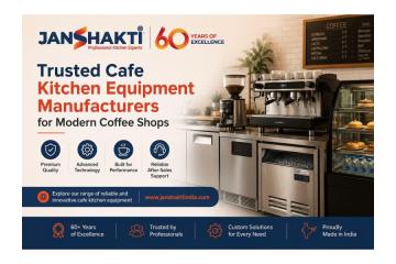 Trusted Cafe Kitchen Equipment Manufacturers for Modern Coffee Shops
