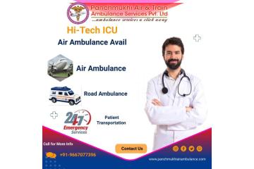 Book Panchmukhi Air and Train Ambulance Services in Patna, providing medical supervision