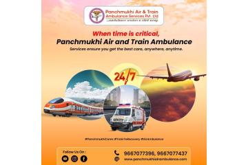 Through Panchmukhi Air Ambulance in Delhi, patients receive continuous care while in transit