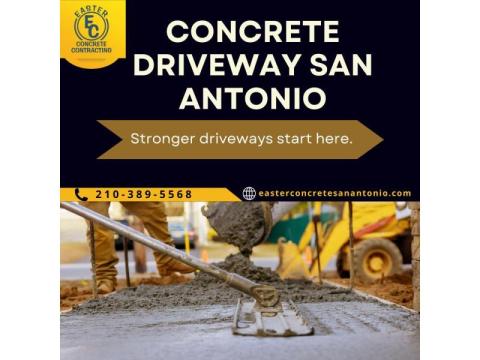 Concrete Driveway San Antonio