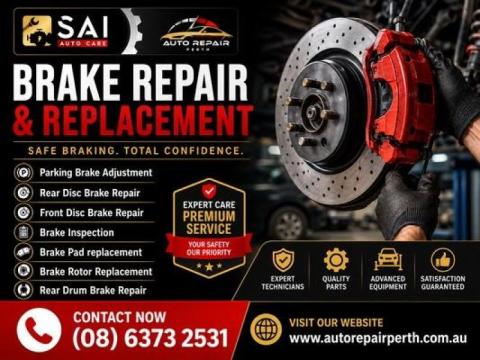 Every Auto Brake Component Checked, Tested, and Replaced If Needed
