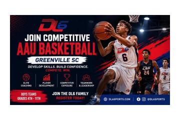 Join Competitive AAU Basketball Greenville SC with Dl6sports