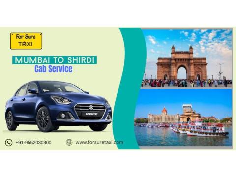 Mumbai to Shirdi Cabs for Comfortable Long Distance Travel from the City