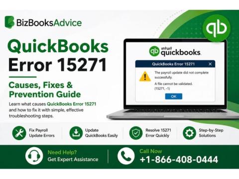 QuickBooks Error 15271: Resolve Payroll Update and File