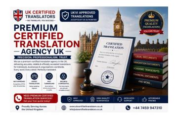 Premium Certified Translation Agency UK – Trusted, Accurate & Official Services