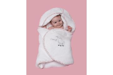 Buy Pink Hooded Baby Towel in USA – Soft Comfort for Spring Season Newborn Care