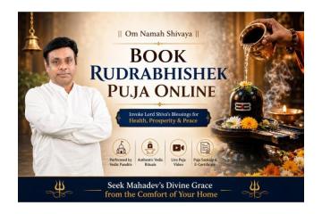 Book Online Rudrabhishek Puja for Divine Blessings